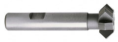 Whitney Tool Co. - 1-7/8° 1-7/8" Cut Diam, 5/8" Cut Width, 3/4" Shank, Carbide-Tipped Double-Angle Cutter - A1 Tooling