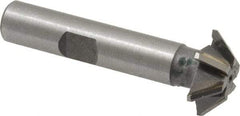 Whitney Tool Co. - 3/4" Diam x 3/16" Width of Cut, 45° Included Angle, Shank Connection, Carbide Tipped Single Angle Cutter - 3/8" Shank Diam, 2-1/8" Overall Length, Right Hand Cut, Uncoated - A1 Tooling