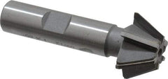 Whitney Tool Co. - 1" Diam x 7/16" Width of Cut, 60° Included Angle, Shank Connection, Carbide Tipped Single Angle Cutter - 1/2" Shank Diam, 2-1/2" Overall Length, Right Hand Cut, Uncoated - A1 Tooling