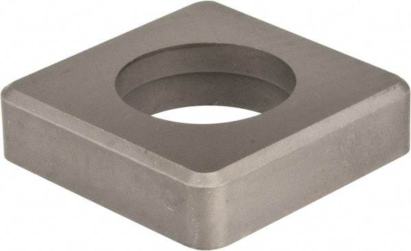 Made in USA - 1" Inscribed Circle, Square Shim for Indexables - Carbide, 1/4" Thick, ISSN Shim Style, Negative Rake - A1 Tooling