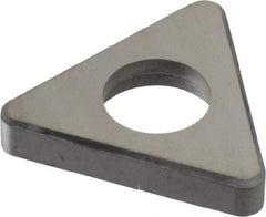 Made in USA - 3/4" Inscribed Circle, Triangle Shim for Indexables - Carbide, 3/16" Thick, ITSN Shim Style, Negative Rake - A1 Tooling