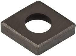 Made in USA - 1/2" Inscribed Circle, Diamond (Shape) Shim for Indexables - Carbide, 1/8" Thick, SCN Shim Style, Negative Rake - A1 Tooling