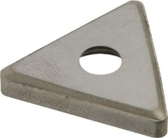 Made in USA - 1/2" Inscribed Circle, Triangle Shim for Indexables - Carbide, 1/8" Thick, SM Shim Style, Negative Rake - A1 Tooling