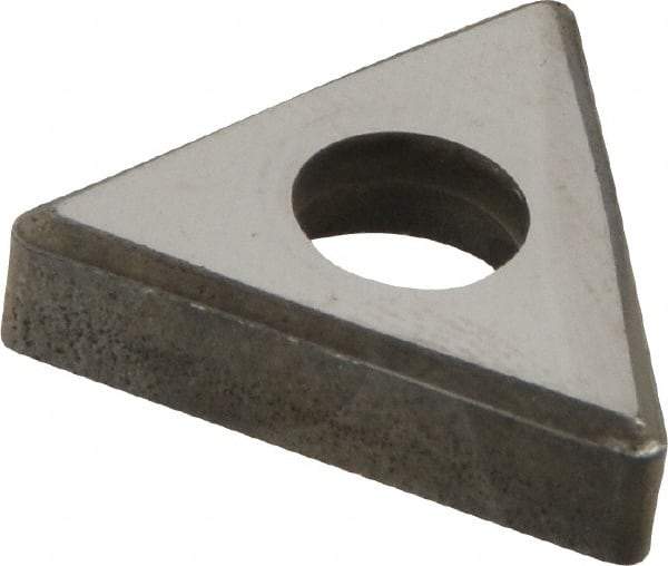 Made in USA - 1/2" Inscribed Circle, Triangle Interchangeable Head Shim for Indexables - Carbide, 3/16" Thick, SM Shim Style, Negative Rake, Left Hand, Right Hand Cut - A1 Tooling