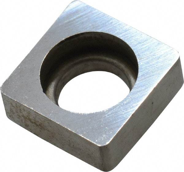 Made in USA - 1/2" Inscribed Circle, Square Shim for Indexables - Carbide, 3/16" Thick, SM Shim Style, Negative Rake - A1 Tooling