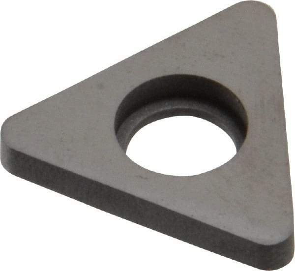 Made in USA - 1/2" Inscribed Circle, Triangle Shim for Indexables - Carbide, 1/8" Thick, STN Shim Style, Negative Rake - A1 Tooling