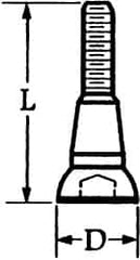 Made in USA - Torx Lock Screw for Indexables - #10-32 Thread, Industry Std TGS-3, For Use with Inserts - A1 Tooling