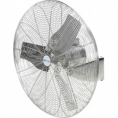 Airmaster - 30" Blade, 1/4 hp, 8,800 Max CFM, Single Phase Food Service Non-Oscillating Wall Mounting Fan - 115/230 Volts, 1 Speed - A1 Tooling