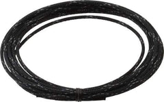 Techflex - Black/White Braided Expandable Cable Sleeve - 10' Coil Length, -103 to 257°F - A1 Tooling