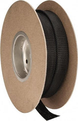 Techflex - Black Braided Expandable Cable Sleeve - 50' Coil Length, -103 to 257°F - A1 Tooling