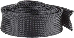 Techflex - Black Braided Expandable Cable Sleeve - 10' Coil Length, -103 to 257°F - A1 Tooling