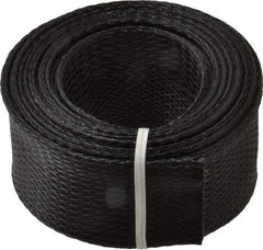 Techflex - Black Braided Expandable Cable Sleeve - 10' Coil Length, -103 to 257°F - A1 Tooling