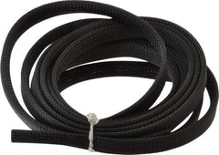 Techflex - Black Braided Expandable Cable Sleeve - 10' Coil Length, -103 to 257°F - A1 Tooling