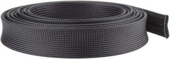 Techflex - Black Braided Expandable Cable Sleeve - 10' Coil Length, -103 to 257°F - A1 Tooling