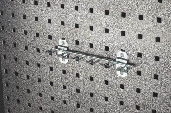 Triton - 1-13/32" Long Multi-Prong Tool/Wrench Holder Pegboard Hook - 1-1/2" Projection, Steel - A1 Tooling