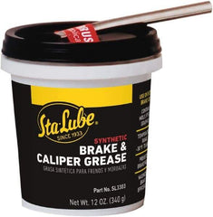 CRC - 12 oz Tub Synthetic High Temperature Grease - Black, High Temperature, 450°F Max Temp, NLGIG 2, - A1 Tooling