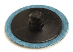 Superior Abrasives - 3" Disc Diam, 120 Grit, Zirconia Alumina Quick Change Disc - Type R Attaching System, Coated, Fine Grade - A1 Tooling