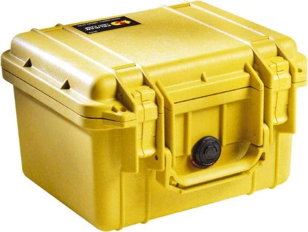 Pelican Products, Inc. - 9-11/16" Wide x 6-7/8" High, Clamshell Hard Case - Yellow, Polyethylene - A1 Tooling