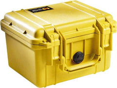 Pelican Products, Inc. - 9-11/16" Wide x 6-7/8" High, Clamshell Hard Case - Yellow, Polyethylene - A1 Tooling