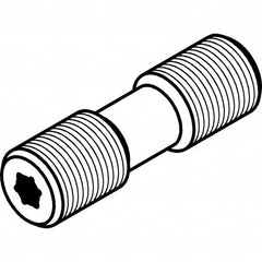 Kennametal - Hex Socket for Indexables - M5x0.8 Thread, For Use with Clamps & Inserts - A1 Tooling