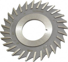 Value Collection - 2-1/2" Blade Diam x 3/32" Blade Thickness, 7/8" Hole, 28 Teeth, High Speed Steel Side Chip Saw - Straight Tooth, Arbor Connection, Uncoated - A1 Tooling