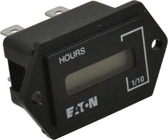 Durant - Supertwist LCD Display Hour Meter - 31.1mm High, 100AC-230AC Voltage, Solid State Hourmeter Rectangular - A1 Tooling