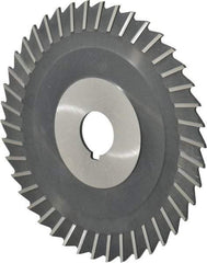 Value Collection - 6" Blade Diam x 3/32" Blade Thickness, 1" Hole, 42 Teeth, High Speed Steel Side Chip Saw - Straight Tooth, Arbor Connection, Uncoated - A1 Tooling