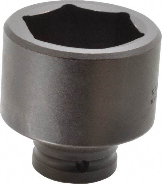 Proto - 3/4" Drive 2-1/8" Standard Impact Socket - 6 Points, 3-3/32" OAL - A1 Tooling