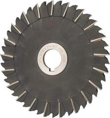 Value Collection - 6" Blade Diam x 3/16" Blade Thickness, 1" Hole, 42 Teeth, High Speed Steel Side Chip Saw - Staggered Tooth, Arbor Connection, Uncoated - A1 Tooling