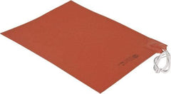 Value Collection - 12" Long x 9" Wide, Rectangular, Silicon Rubber, Standard Heat Blanket - 120 Volt, Plain Back, Use with Metal Containers - A1 Tooling