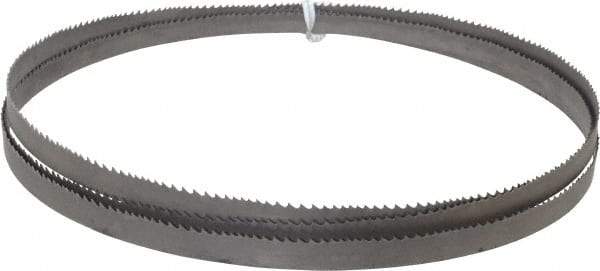 Irwin Blades - 6 to 10 TPI, 7' 9-3/4" Long x 1/2" Wide x 0.025" Thick, Welded Band Saw Blade - Bi-Metal, Toothed Edge - A1 Tooling