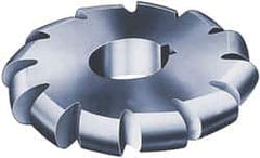 Value Collection - 11/32" Radius, 3" Diam, 12 Teeth, Arbor Connection, High Speed Steel Convex Radius Cutter - Form Relieved Relief, Bright Finish - A1 Tooling