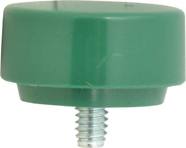 NUPLA - 1-3/8" Face Diam, Grade Tough, Green Soft Face Hammer Tip - 0.5 oz Head, Plastic - A1 Tooling