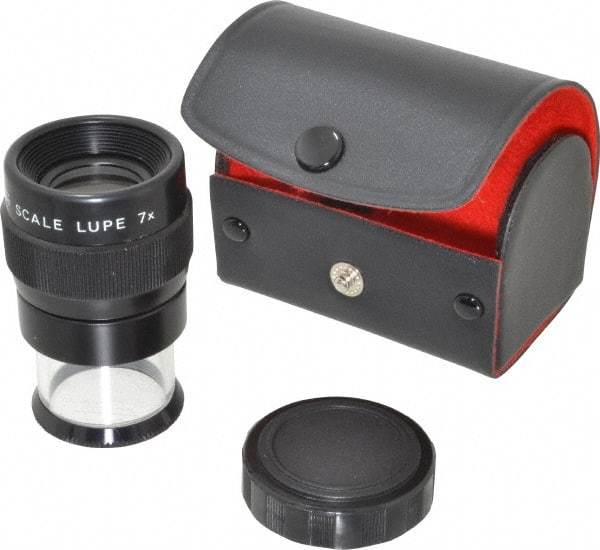 SPI - 7x Max Magnification, 1 Inch Lense Diameter, Hand Held Optical Comparator - Reticle No. 5 - A1 Tooling