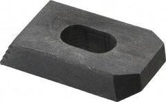 Value Collection - 5/16, 3/8" Stud, Heat Treated Steel, Plain Strap Clamp - 3/4" Travel, 2-1/2" OAL x 1" Wide x 1/2" High, Black Oxide Finish, Tapered Nose - A1 Tooling