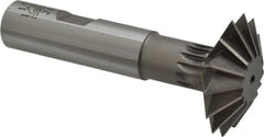 Interstate - 1-1/2° 1-1/2" Cut Diam, 1/2" Cut Width, 5/8" Shank, Cobalt Double-Angle Cutter - A1 Tooling