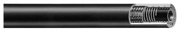 1″ ID x 1-5/8″ OD, 250 psi Work Pressure Hydraulic Hose 150″ Long, 150″ Long Coil, 6″ Radius, Nitrile Blend, -40°F to 212°F