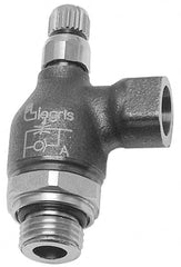 Legris - 1/8" BSPP Metal Threaded Flow Control Regulator - 0 to 145 psi, Treated Brass Material & Buna Nitrile O-Ring - A1 Tooling