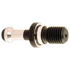 Iscar - BT50 Taper, M24x3 Thread, 90° Angle Radius, Standard Retention Knob - 3.3465" OAL, 0.9055" Knob Diam, 1.7717" from Knob to Flange - Exact Industrial Supply