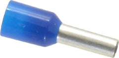 ACI - 14 AWG, Partially Insulated, Crimp Electrical Wire Ferrule - 8mm Long x 2.6mm Diameter Pin, 15mm Overall Length - A1 Tooling