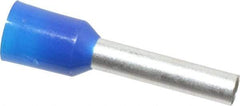 ACI - 14 AWG, Partially Insulated, Crimp Electrical Wire Ferrule - 12mm Long x 2.6mm Diameter Pin, 19mm Overall Length - A1 Tooling