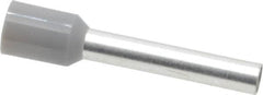 ACI - 12 AWG, Partially Insulated, Crimp Electrical Wire Ferrule - 18mm Long x 3.2mm Diameter Pin, 25-1/2mm Overall Length - A1 Tooling