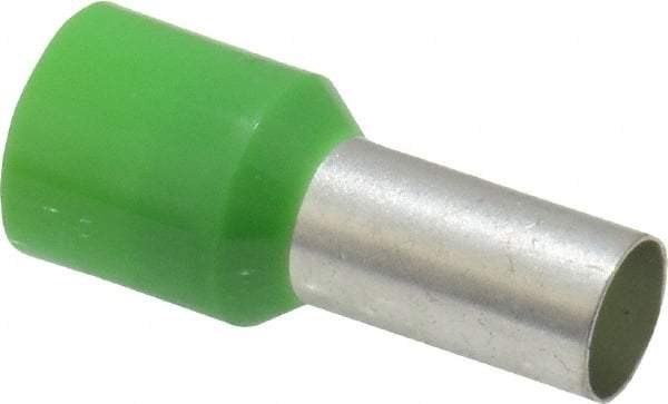 ACI - 6 AWG, Partially Insulated, Crimp Electrical Wire Ferrule - 12mm Long x 6.2mm Diameter Pin, 22.2mm Overall Length - A1 Tooling