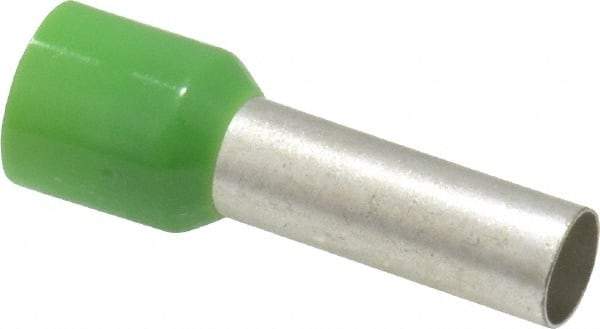 ACI - 6 AWG, Partially Insulated, Crimp Electrical Wire Ferrule - 18mm Long x 6.2mm Diameter Pin, 28.2mm Overall Length - A1 Tooling