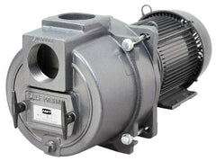 American Machine & Tool - 230/460 Volt, 22/11 Amp, 3 Phase, 7-1/2 HP, Self Priming Sewage Trash Pump - 184JM Frame, 3 Inch Inlet, TEFC Motor, Cast Iron Housing, Stainless Steel Impeller, Buna N Seal - A1 Tooling