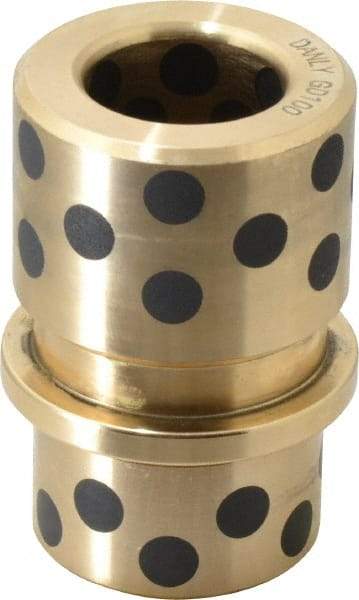 Dayton Lamina - 1" ID x 2-11/16" OAL, Cast Aluminum Bronze, Die & Mold Shoulder Bushing - Shoulder, 1-27/32" Bottom OD, 1-1/2" Top OD, 1-3/4" Under Collar, 1-3/4" Under Collar, 15/16" Above Collar - A1 Tooling