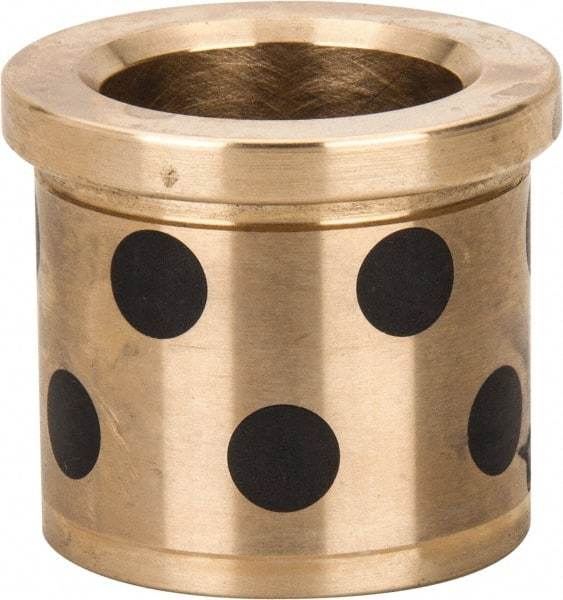 Dayton Lamina - 1" ID x 1-3/8" OAL, Aluminum Bronze, Die & Mold Shoulder Bushing - Shoulder, 1-3/8" Bottom OD, 1-3/8" Top OD, 1.55" Collar OD, 1-3/16" Above Collar - A1 Tooling