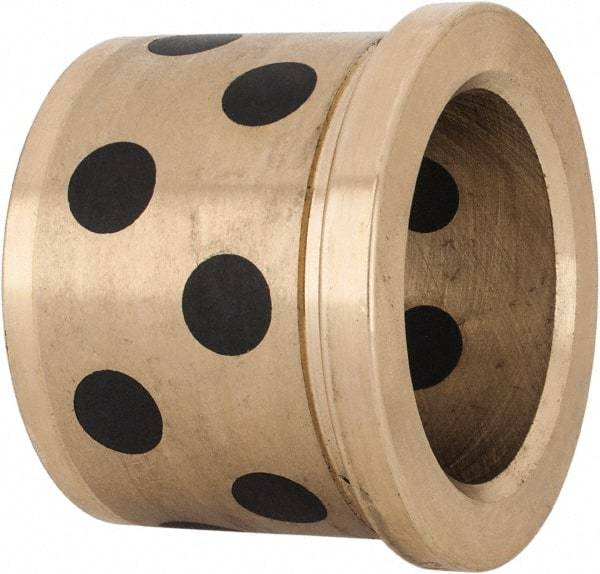 Dayton Lamina - 1-1/4" ID x 1-3/8" OAL, Aluminum Bronze, Die & Mold Shoulder Bushing - Shoulder, 1-5/8" Bottom OD, 1-5/8" Top OD, 1.8" Collar OD, 1-3/16" Above Collar - A1 Tooling