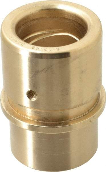 Dayton Lamina - 1-1/2" ID x 3-3/16" OAL, Bronze, Die & Mold Shoulder Bushing - Shoulder, 2.19" Bottom OD, 2" Top OD, 2.345" Collar OD, 2" Under Collar, 1-3/16" Above Collar - A1 Tooling