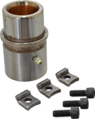 Dayton Lamina - 1-1/4" ID x 3-1/8" OAL, Steel, Bronze Plated Die & Mold Shoulder Bushing - Shoulder, 1.94" Bottom OD, 1-3/4" Top OD, 2.095" Collar OD, 2" Under Collar, 1-1/8" Above Collar - A1 Tooling